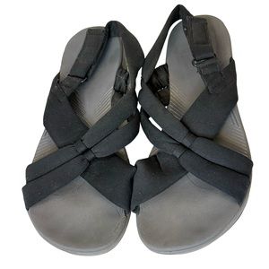 Clarks Cloudstepper Arla Shore Flat Sandals Size 10